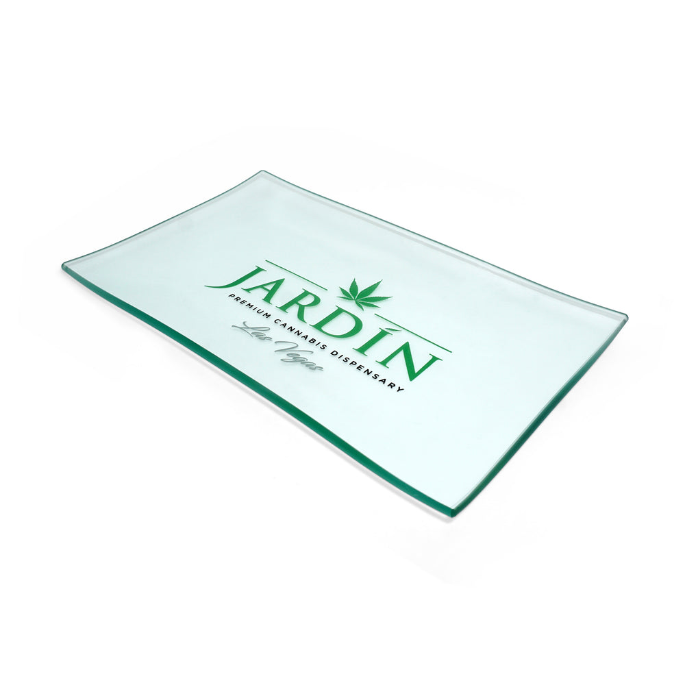 Custom Glass Rolling Tray Logo UV Printing