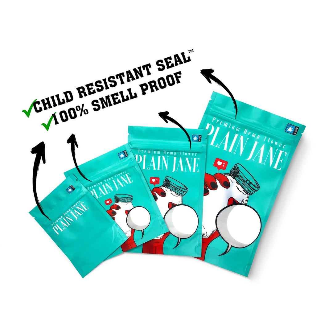 CUSTOM SMELL PROOF BAGS RYOP FAM! ROLL YOUR OWN