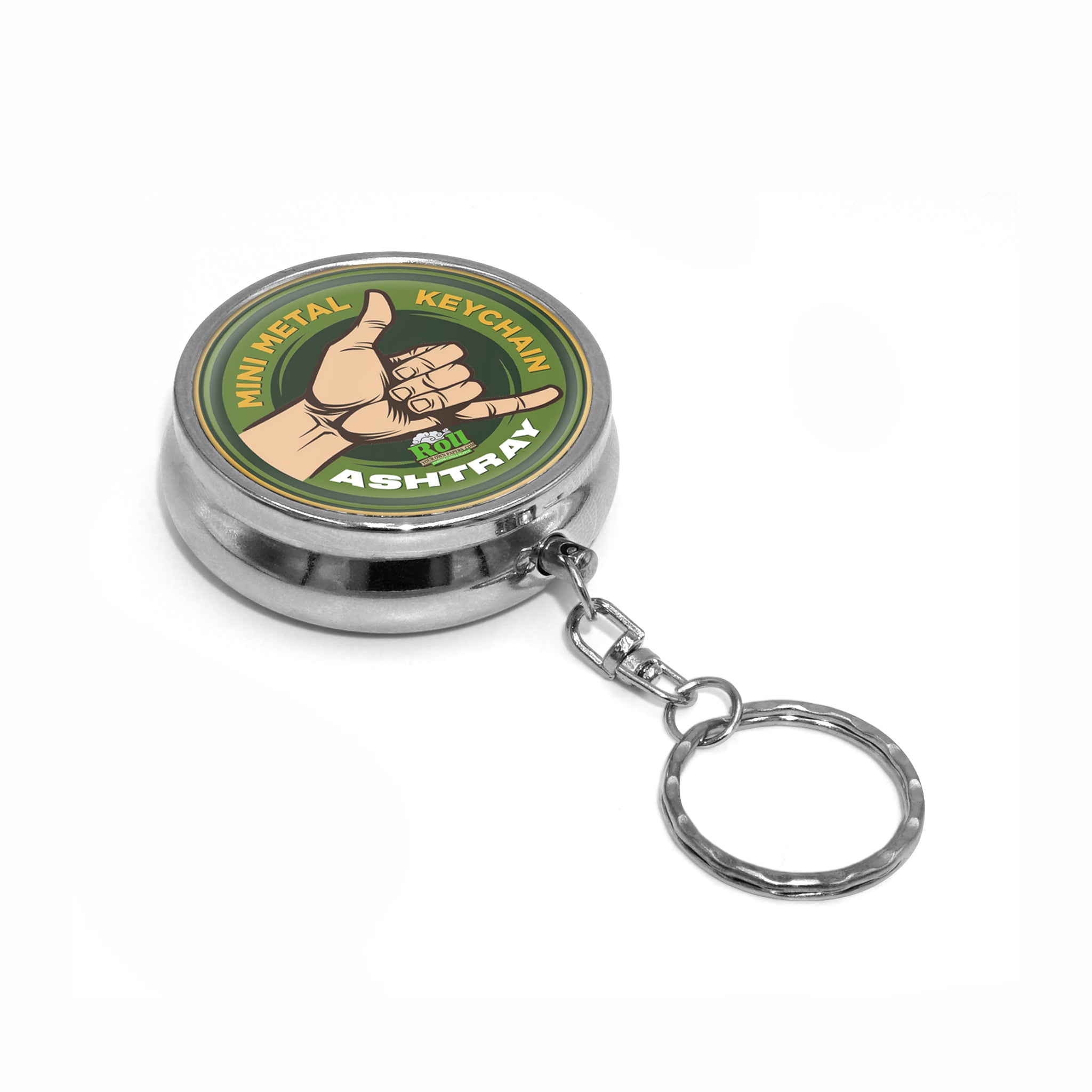 Custom Metal Mini Ashtray Keychain