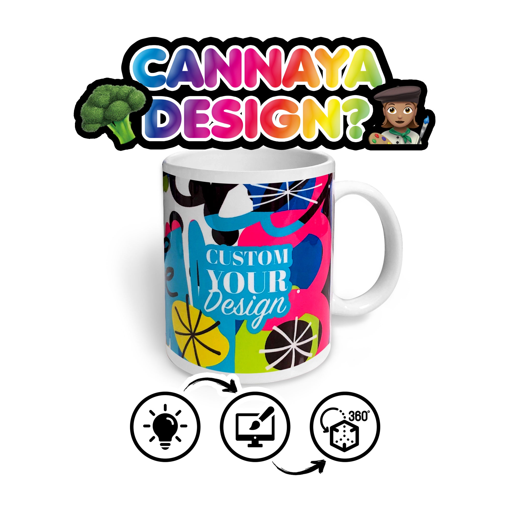 🥦 CANNAYA DESIGN? 👩‍🎨 -  Custom Mugs