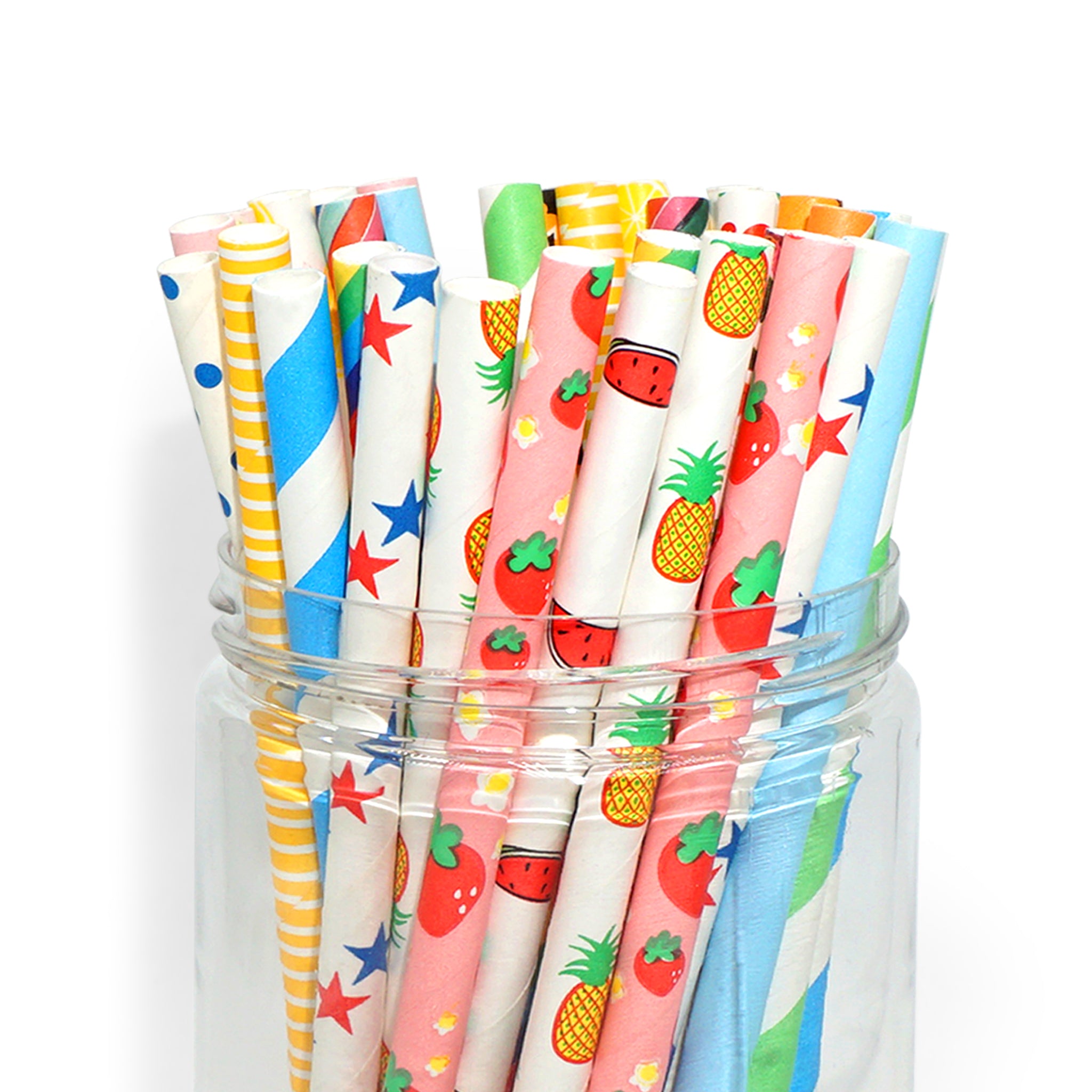 Custom Printed Eco Friendly Paper Straws