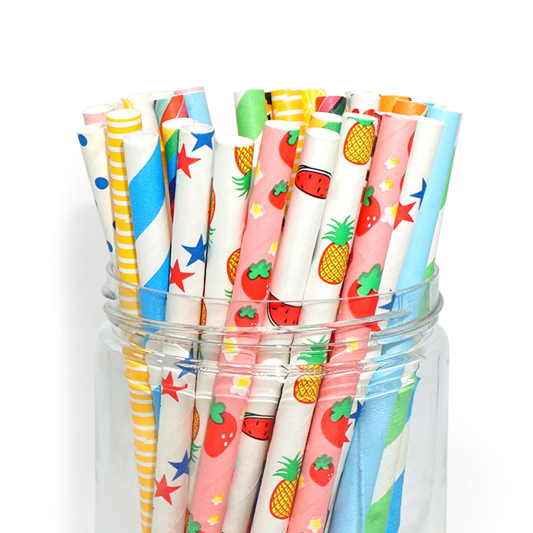 Custom Printed Eco Friendly Paper Straws