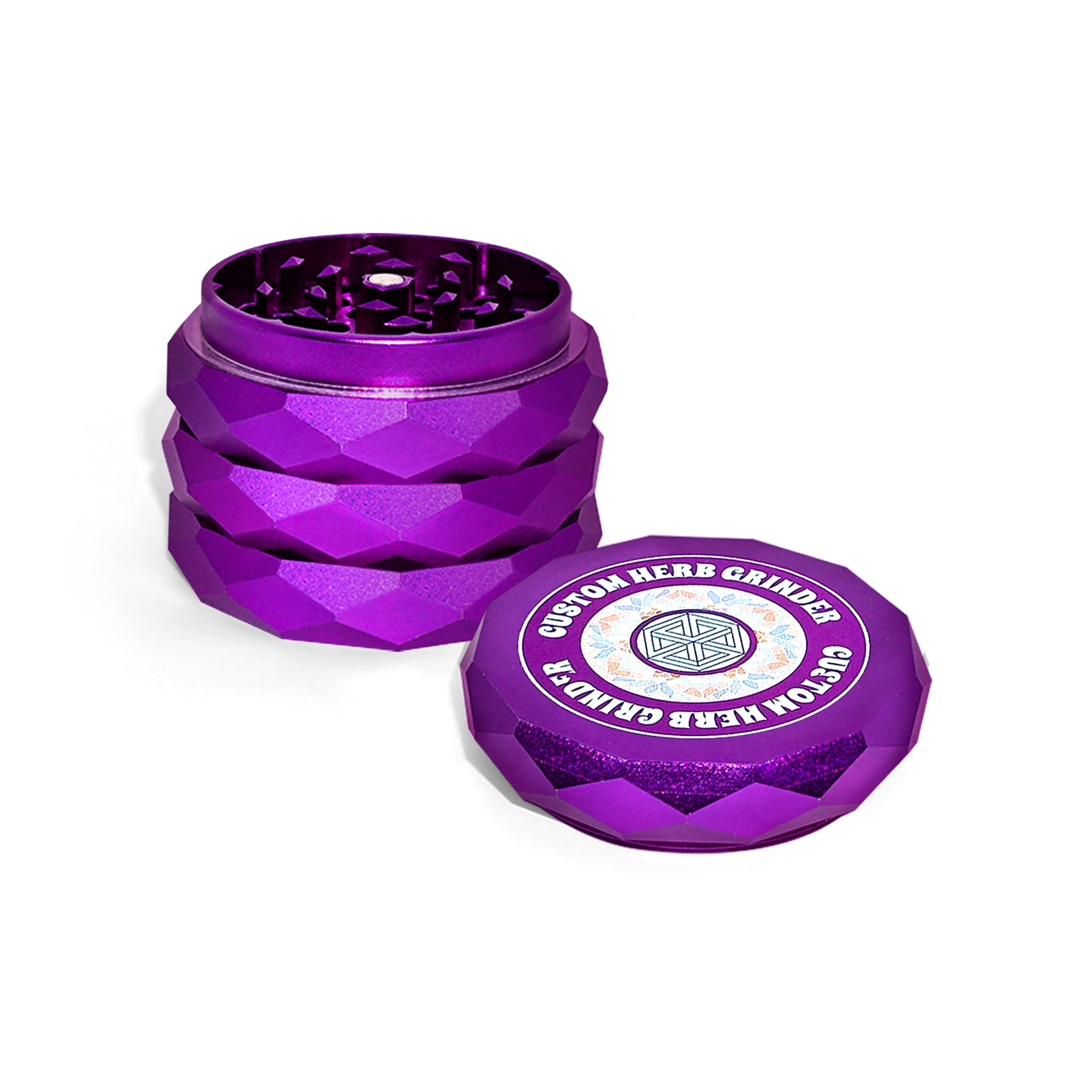 Custom Pineapple Purple Grinder (63MM*48MM)