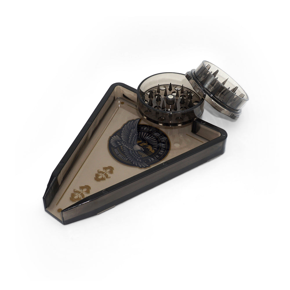Custom Plastic Grinder + Mini Rolling Tray