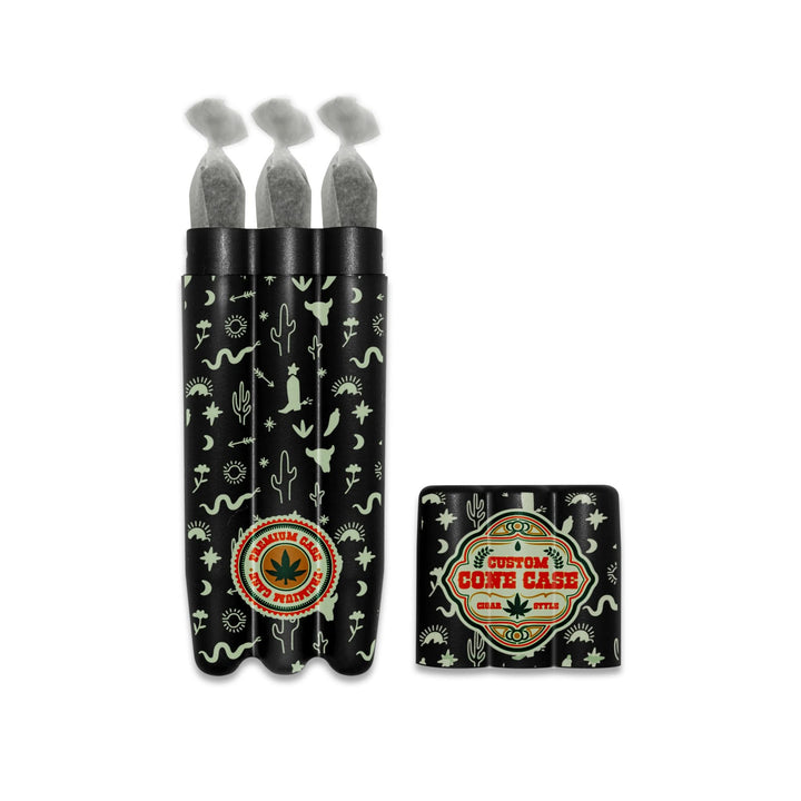 Custom Pre Roll Cone Cigar Style Case