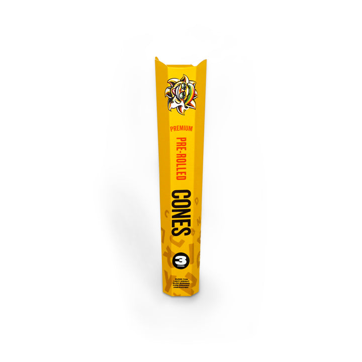 Custom Pre Rolled Cones Hexagon Retail Format Packaging (3CT)