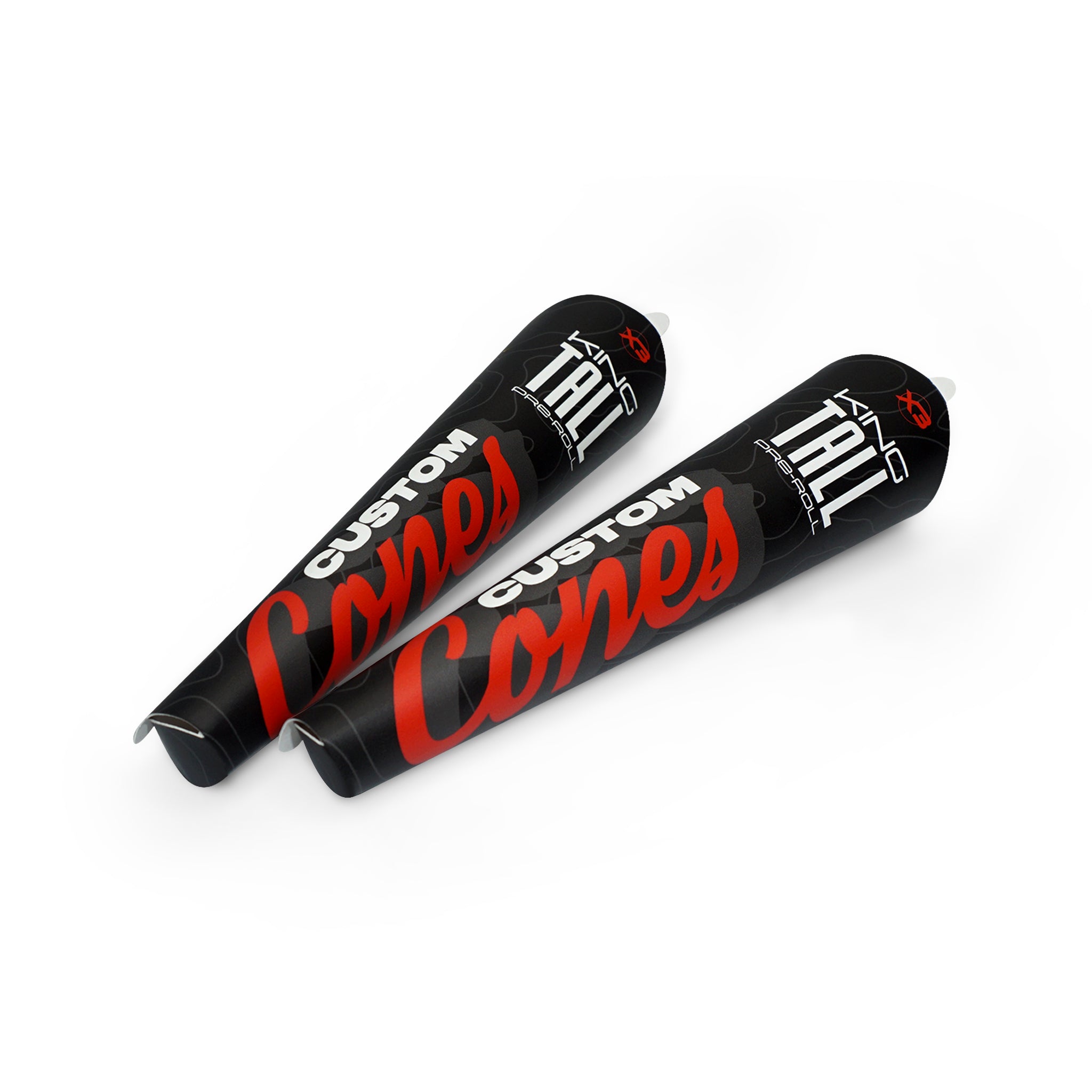Custom Pre Rolled Cones in Conical Format Retail Packaging (3CT)