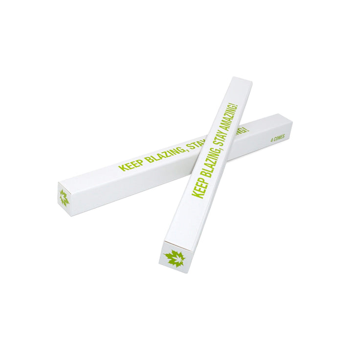 Custom Pre Rolled Cones in Paper Tube Format Retail Packaging (4CT)