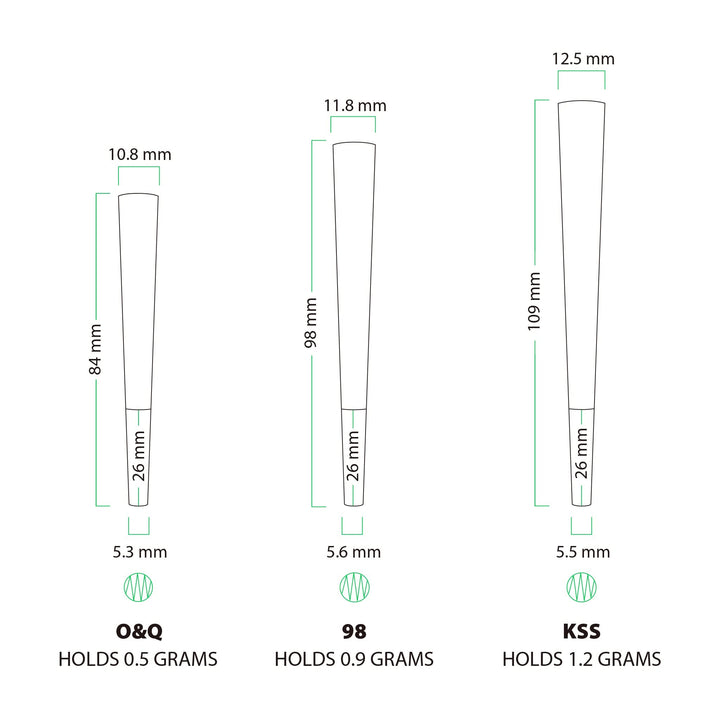 Custom Pre Rolled Turned Edge Box 2PK King Size