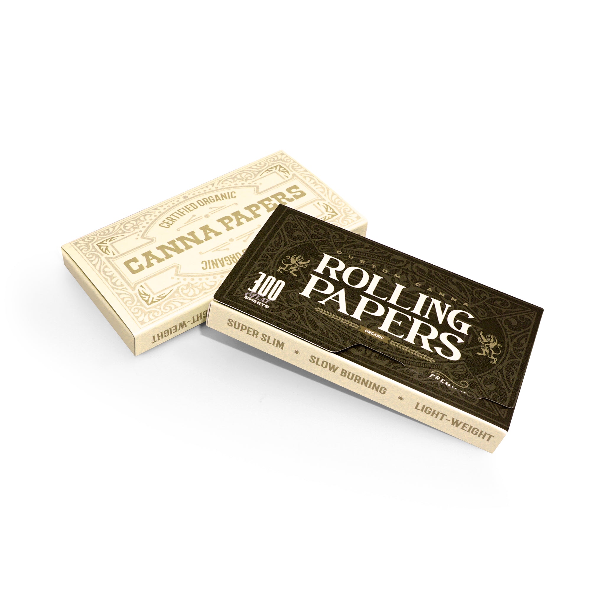 Custom Printed Booklet 300PK (Flat Sheet Rolling Papers)