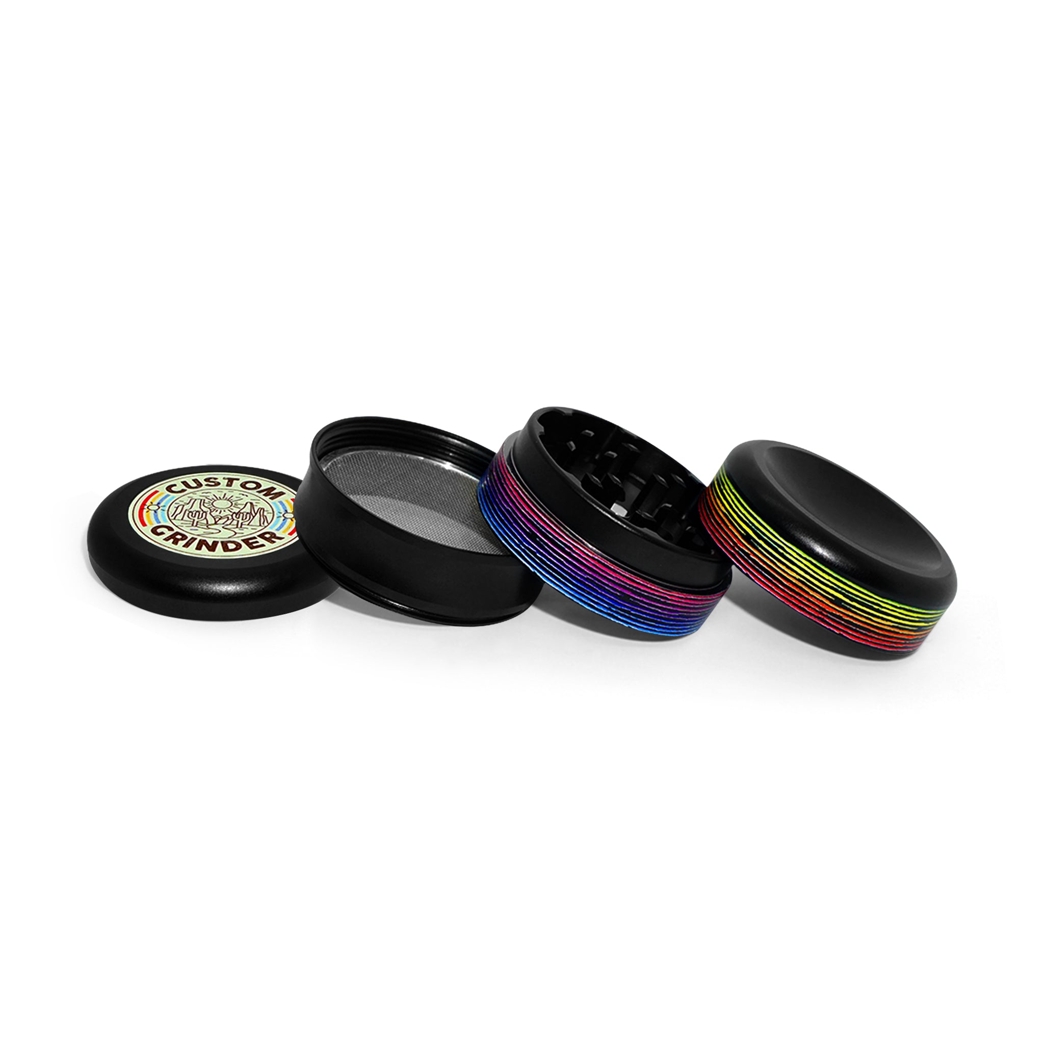 Custom Round Black Grinder (50MM*46MM)