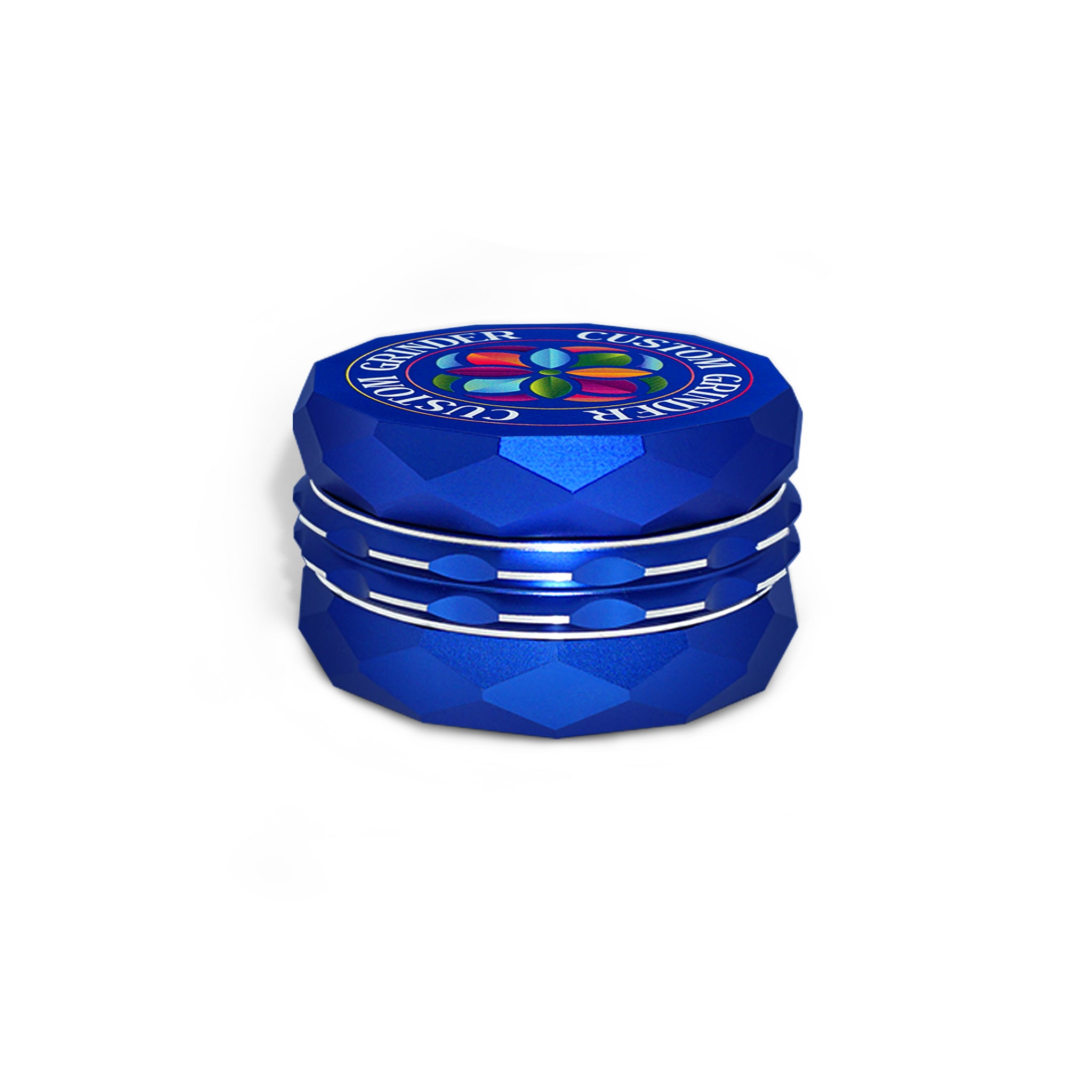 Custom Round Blue Multilateral Grinder (63MM*36MM)
