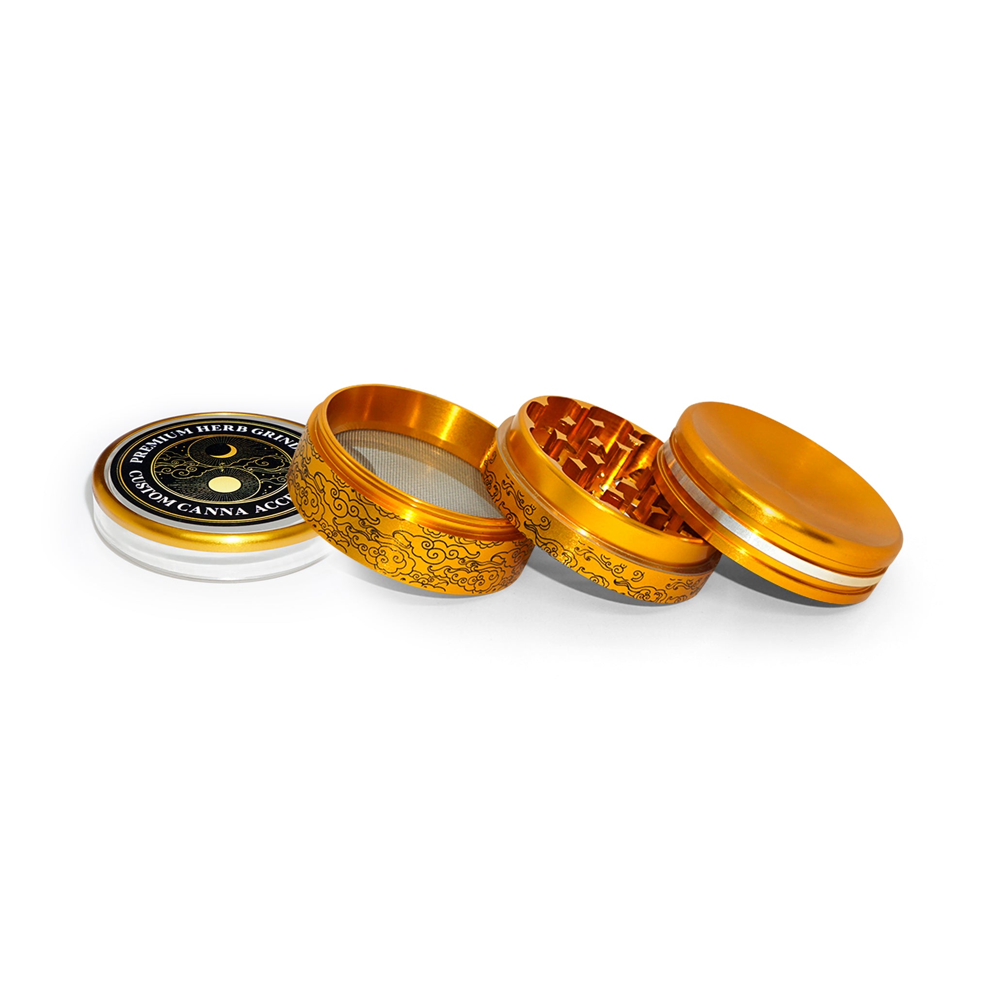 Custom Round Gold Grinder (62MM*55MM)