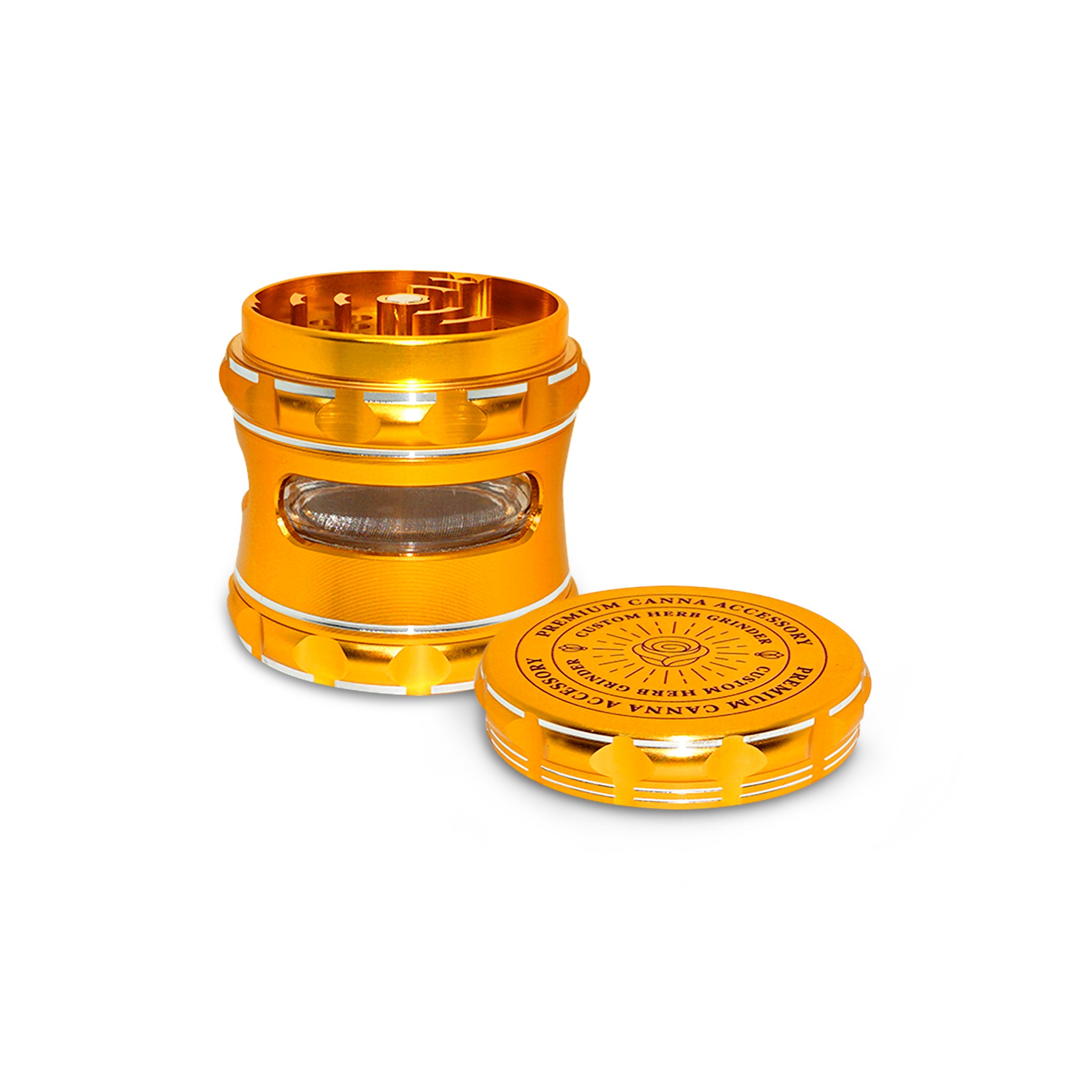Custom Round Gold Grinder (62MM*67MM)