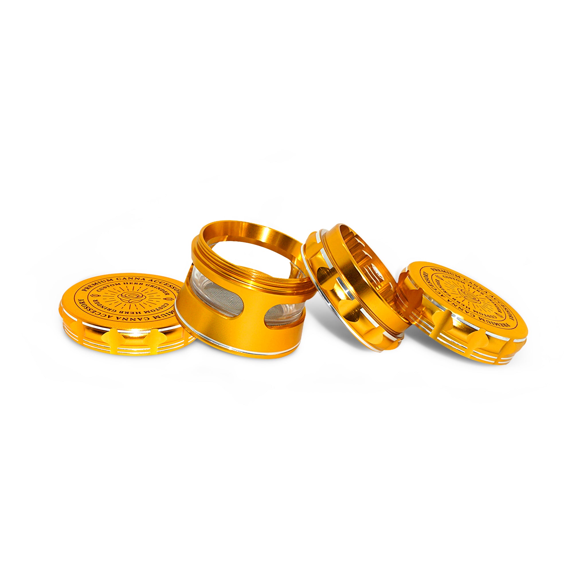 Custom Round Gold Grinder (62MM*67MM)
