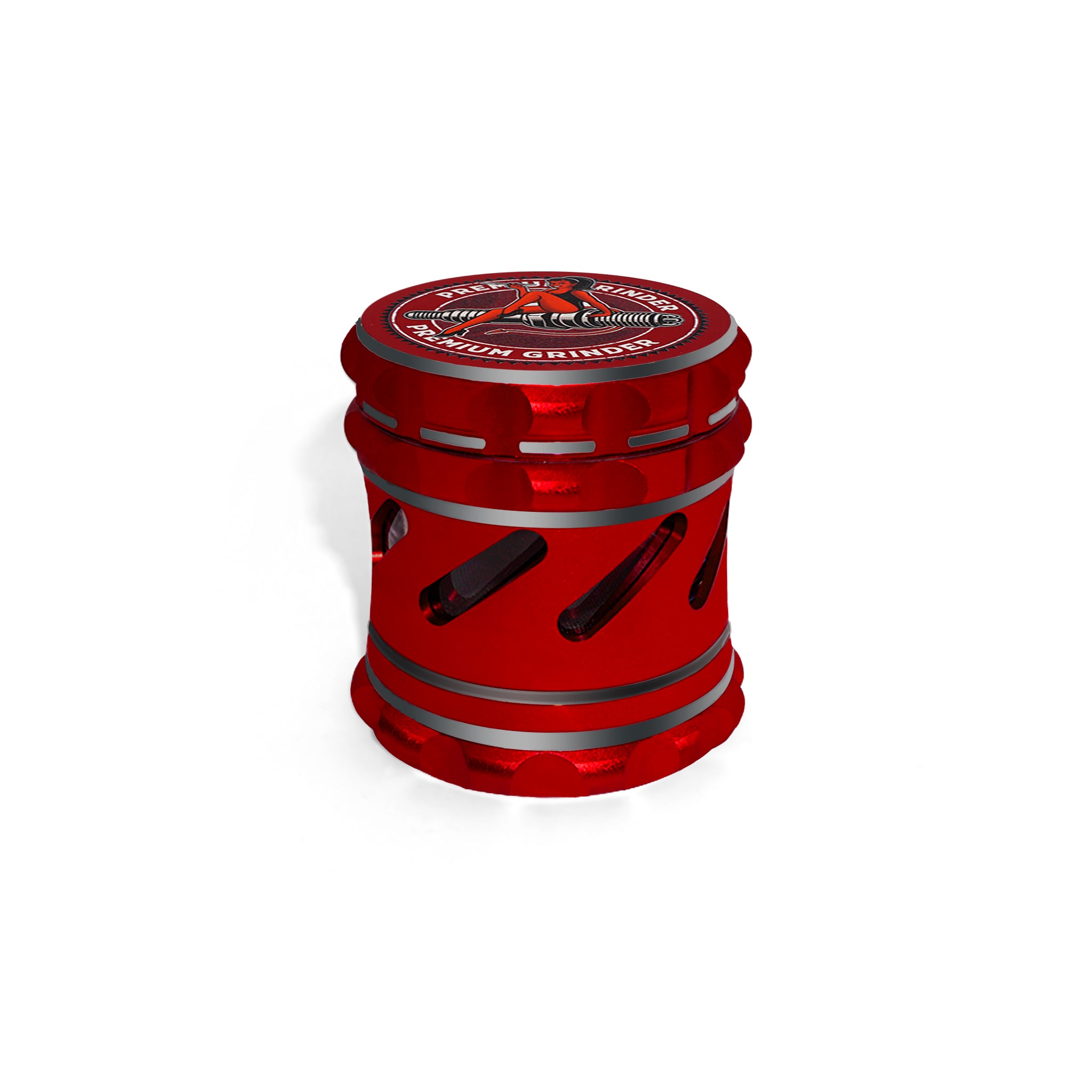 Custom Round Red Grinder (63MM*70MM)