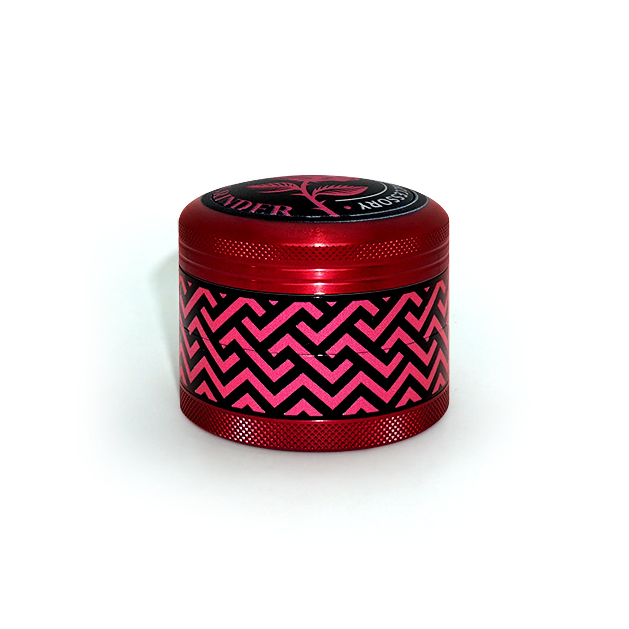 Custom Round Red & Black Grinder (62MM*55MM)