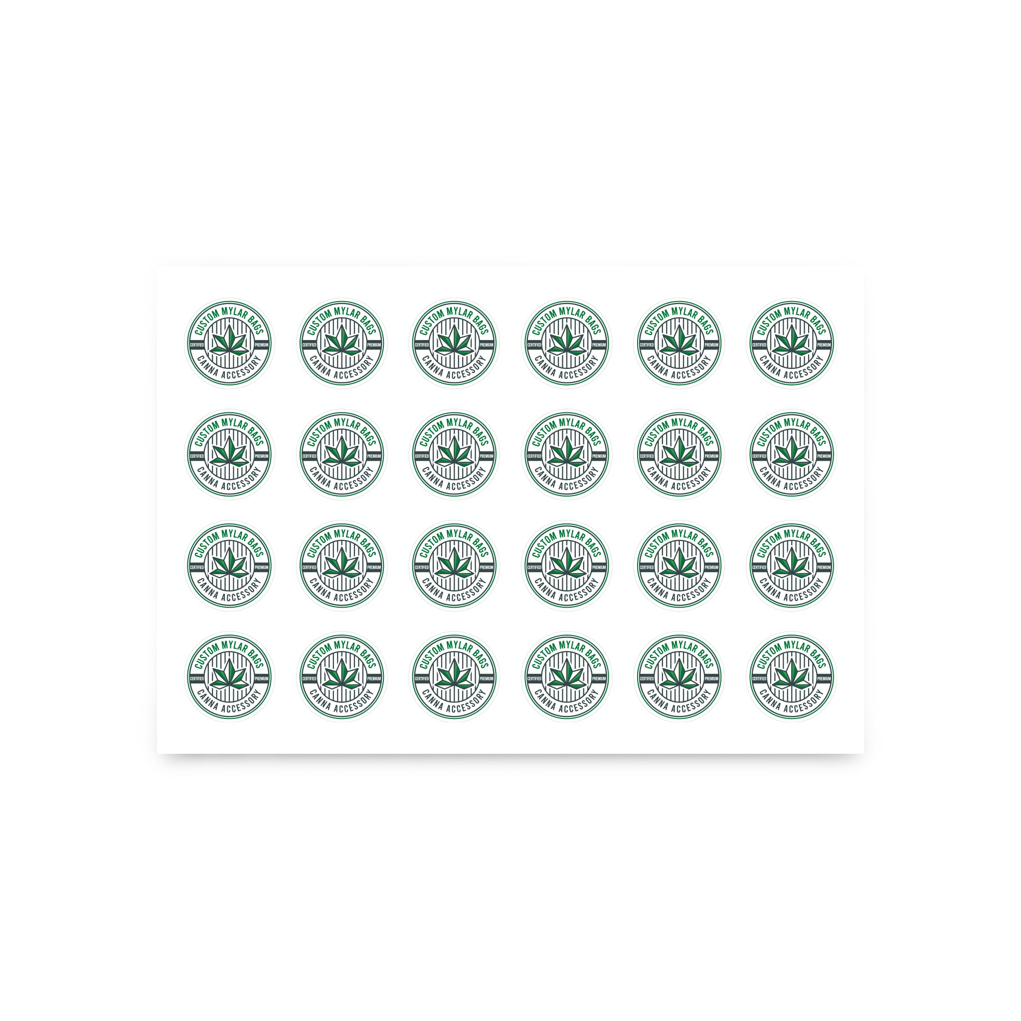 Custom Sticker For 1 Gram Mylar Bag