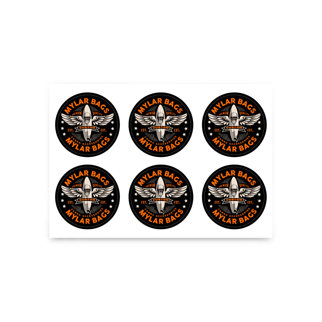 Custom Sticker For 1 Oz Mylar Bag