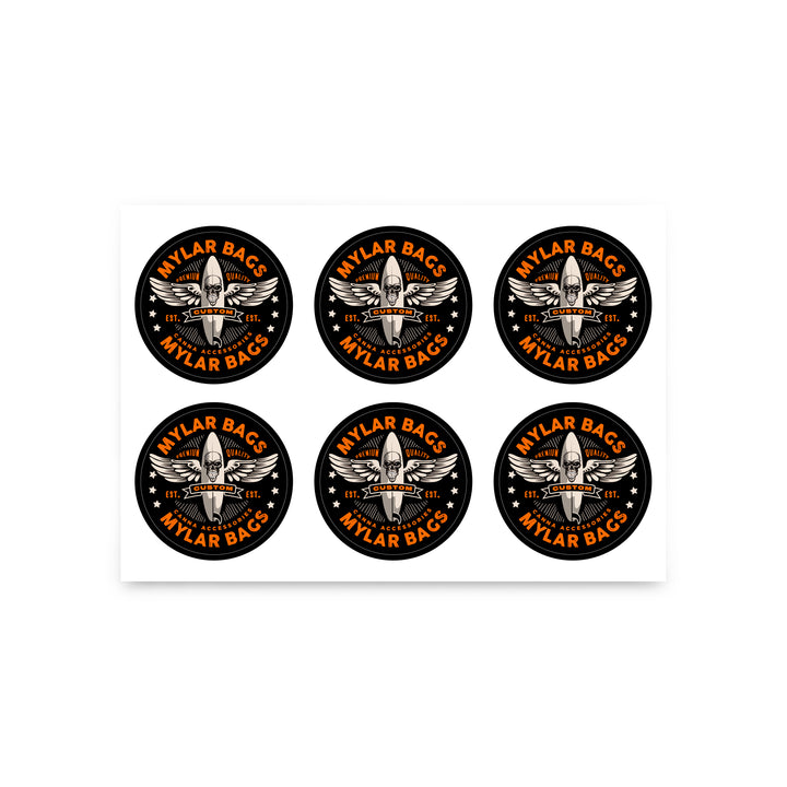 Custom Sticker For 1 Oz Mylar Bag