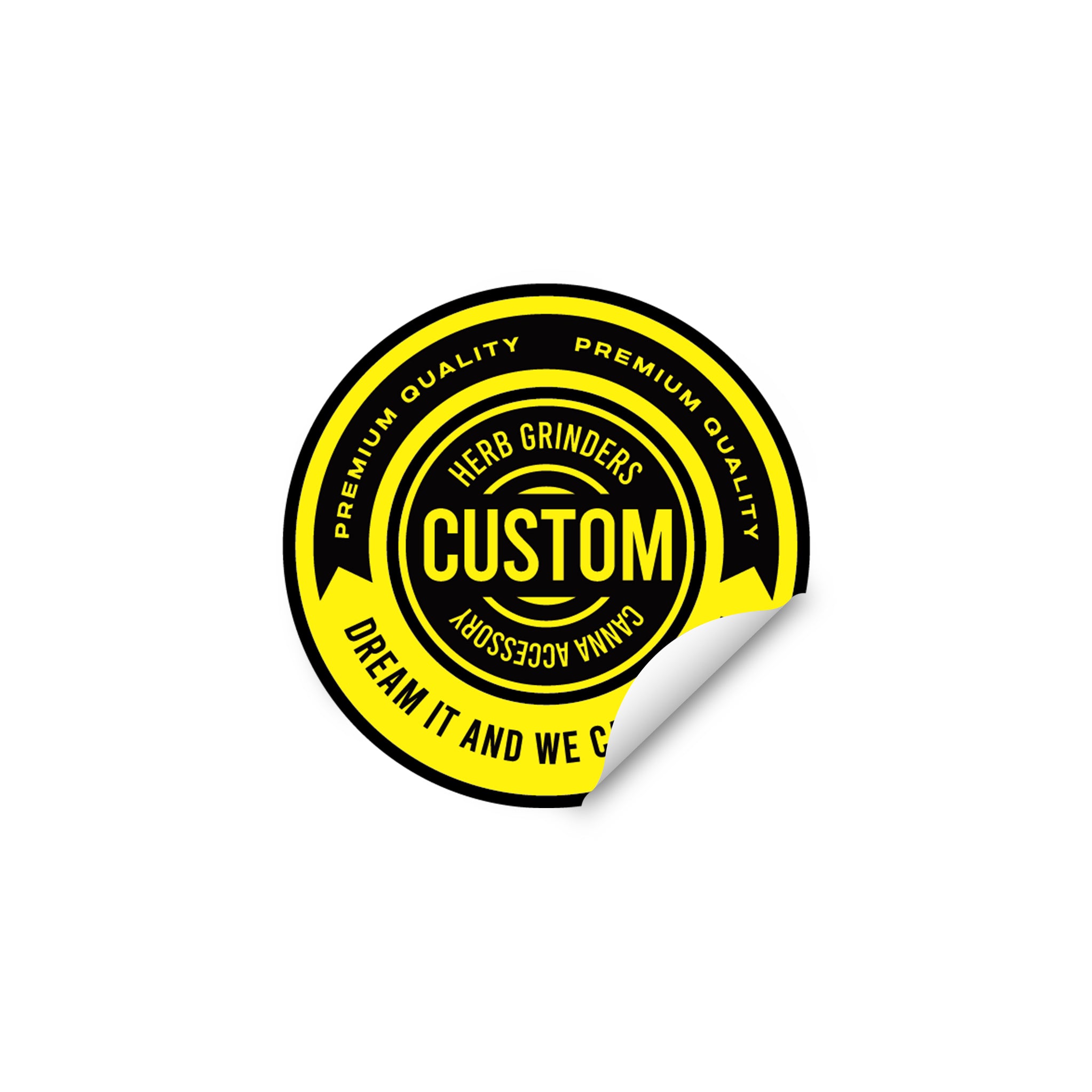 Custom Sticker For 55MM Metal Grinder