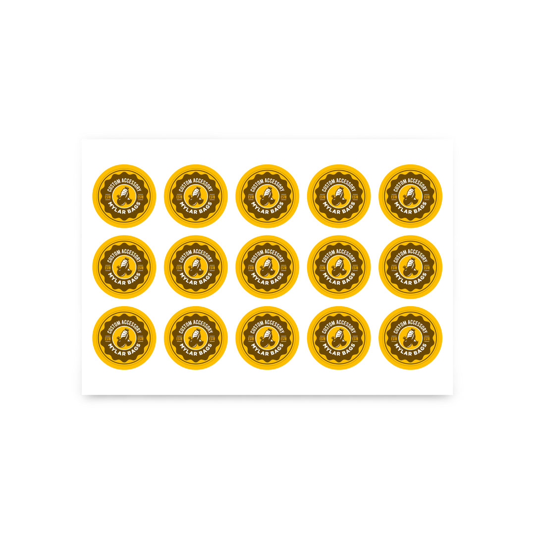 Custom Sticker For 1/8 Oz Mylar Bag