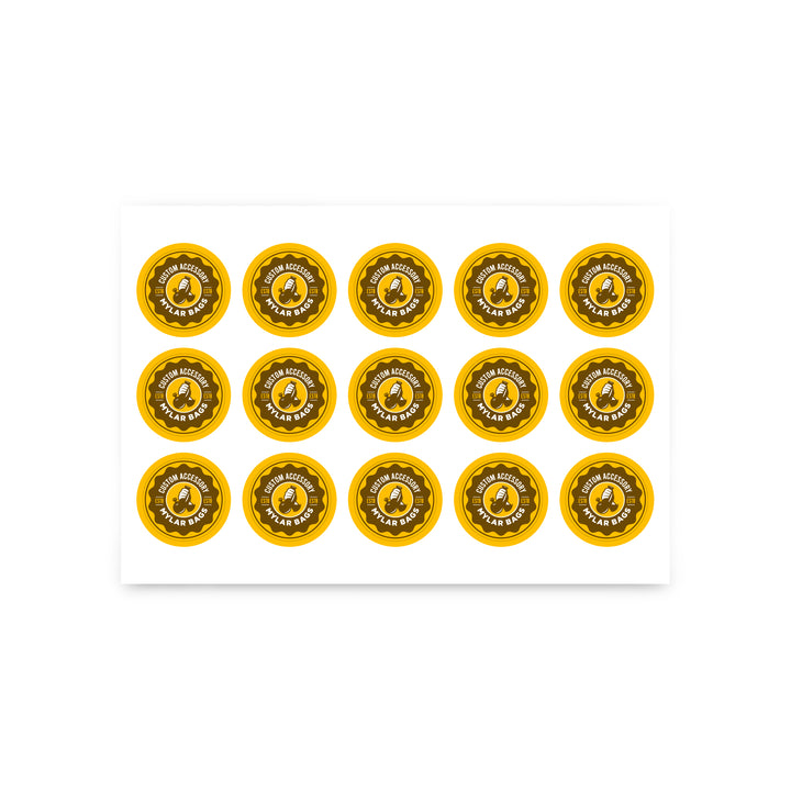 Custom Sticker For 1/8 Oz Mylar Bag