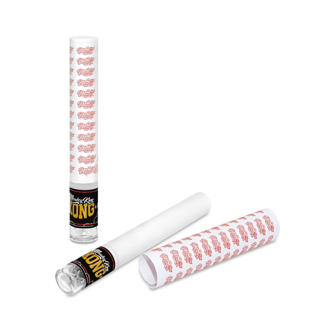 Custom Designed Pre Rolled Cannagars with Glass Tip (12PK) - cones