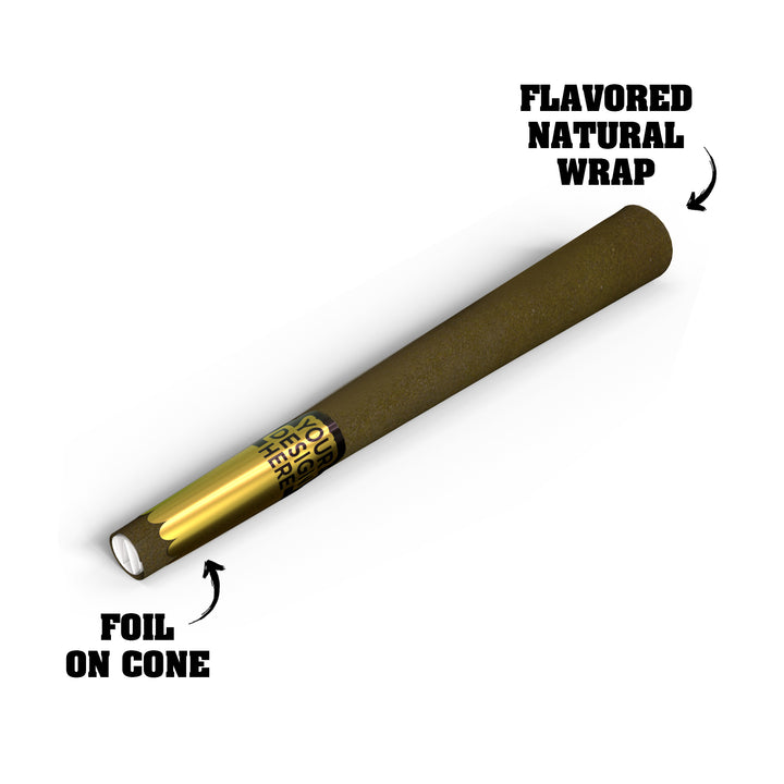 CUSTOM FLAVORED NATURAL WRAP PRE ROLLS