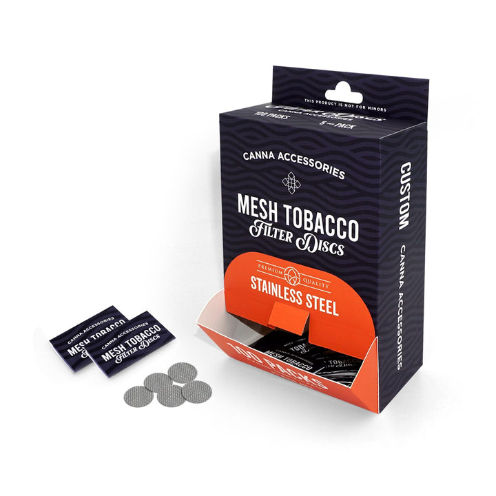 Mesh Herb Filter Disc with Custom Packaging