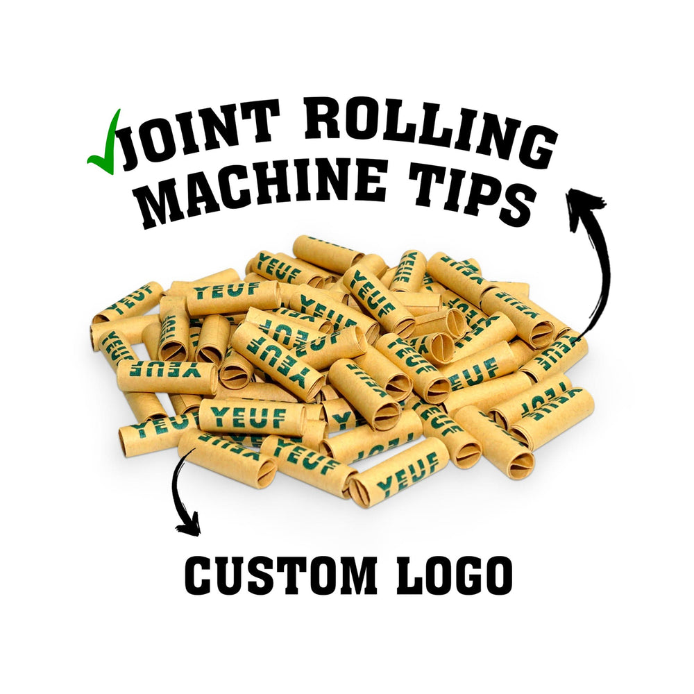 🥦 CANNAYA DESIGN? 👩‍🎨 - RollPros Blackbird Compatible S-Shaped Pre-Rolled Custom Printed Crutch Tips | Bulk Packaging