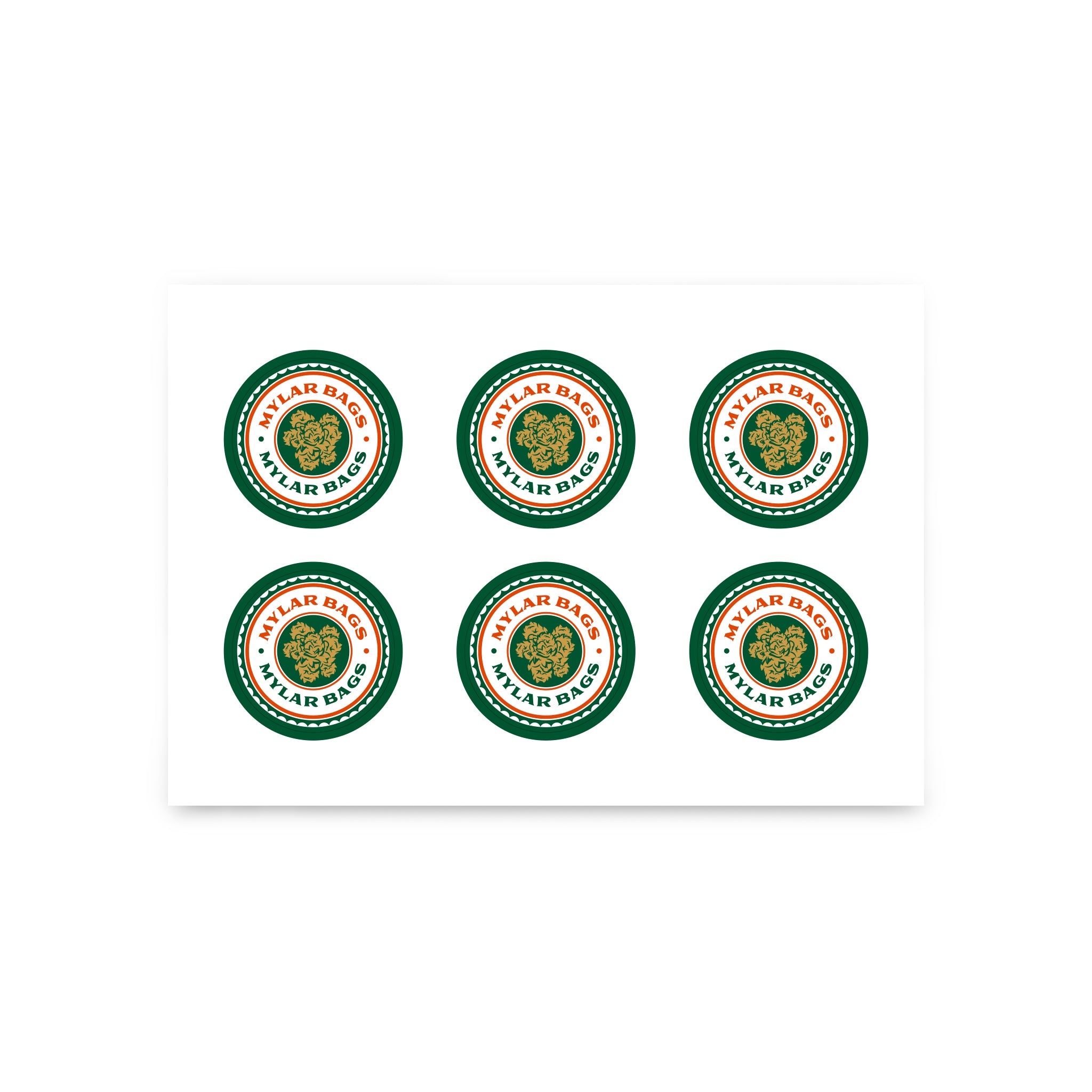 Custom Sticker For 1/2 Oz Mylar Bag