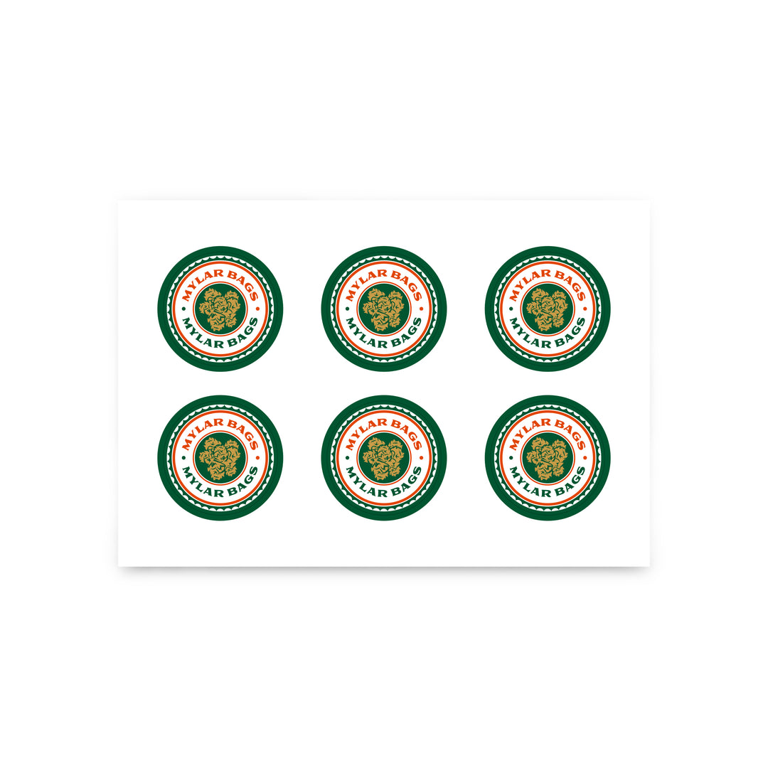 Custom Sticker For 1/2 Oz Mylar Bag