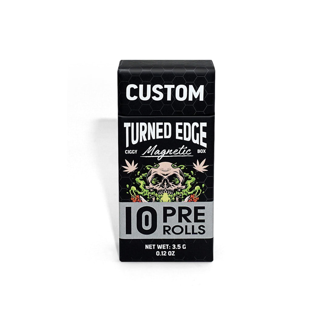 Custom Turned Edge Magnetic Ciggy Box - RYOP – ROLL YOUR OWN PAPERS.COM