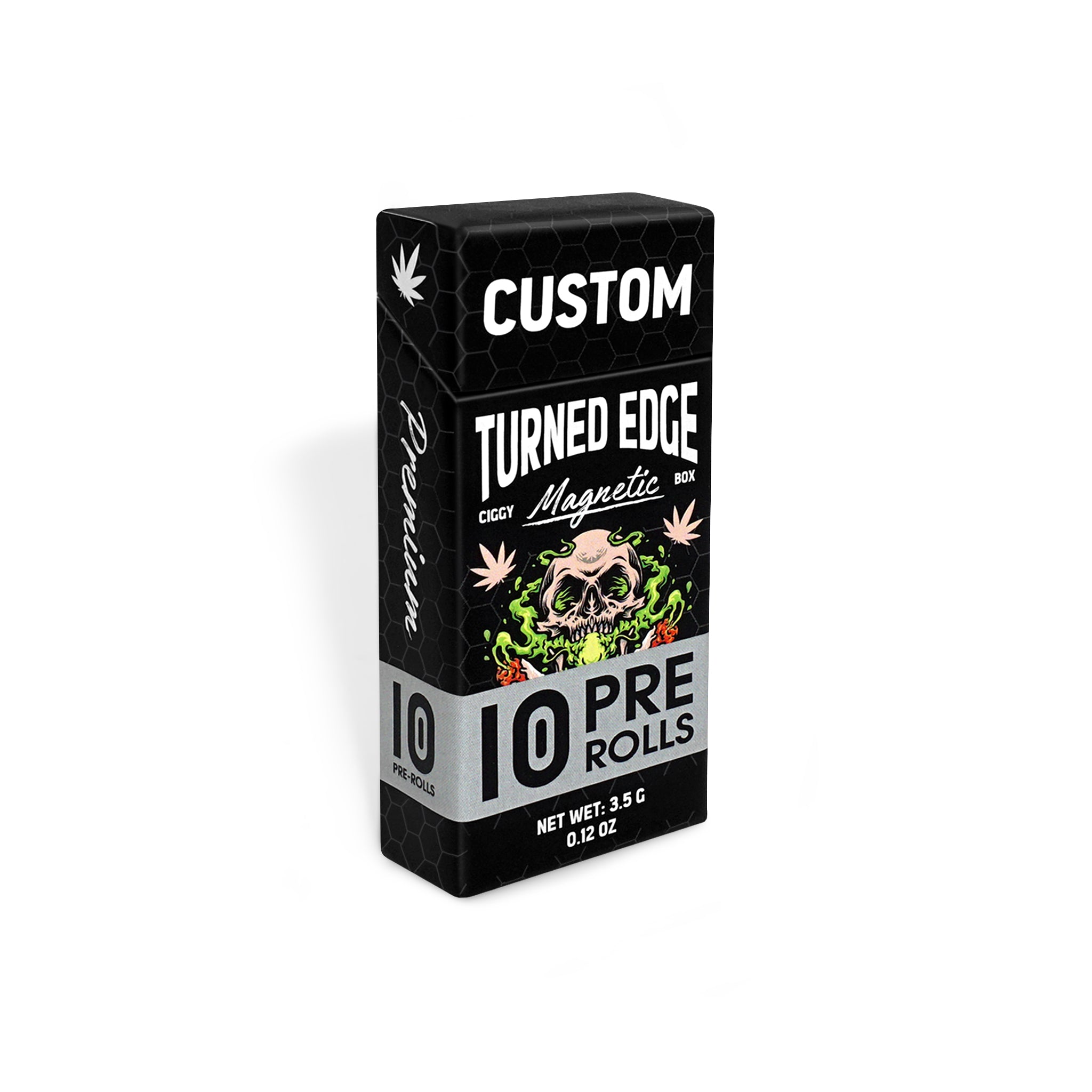 Custom Turned Edge Magnetic Ciggy Box