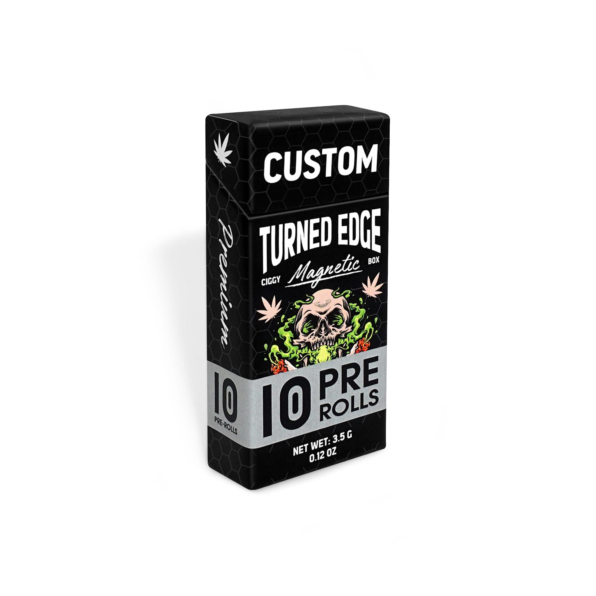 Custom Turned Edge Magnetic Ciggy Box - RYOP – ROLL YOUR OWN PAPERS.COM