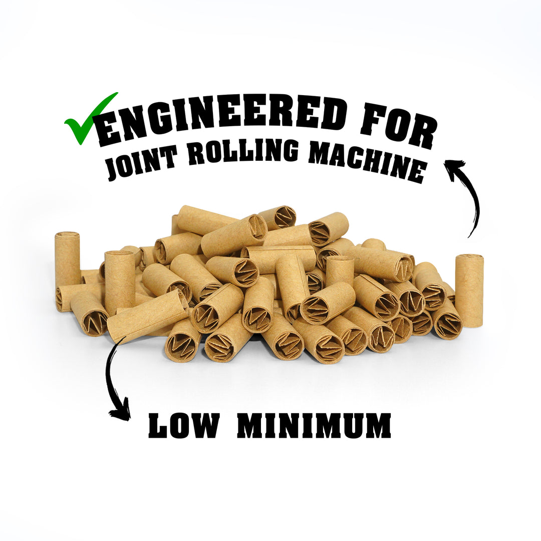 W Shaped Pre Rolled Crutch Tip BLANKS in Bulk Packaging
