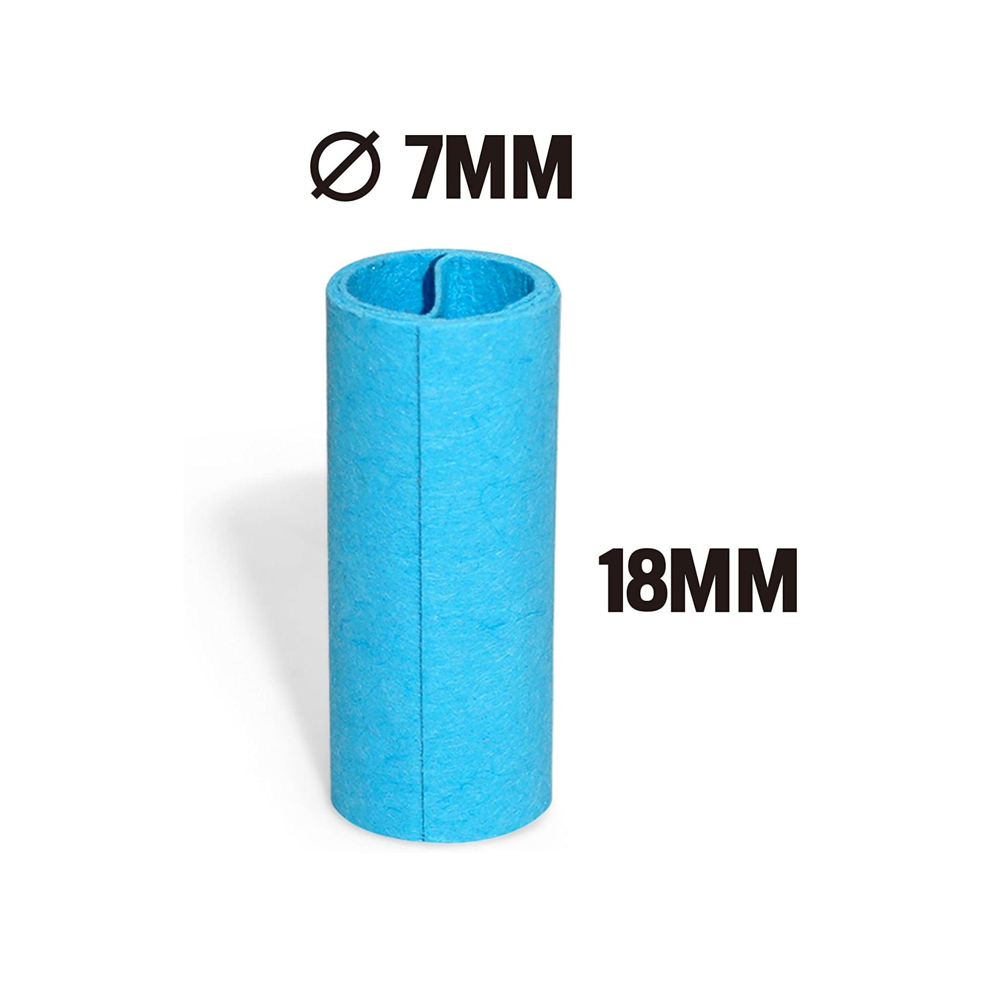 Blue Pre-Rolled Filter Tips, Ø7mm - Bottle of 500 Tips