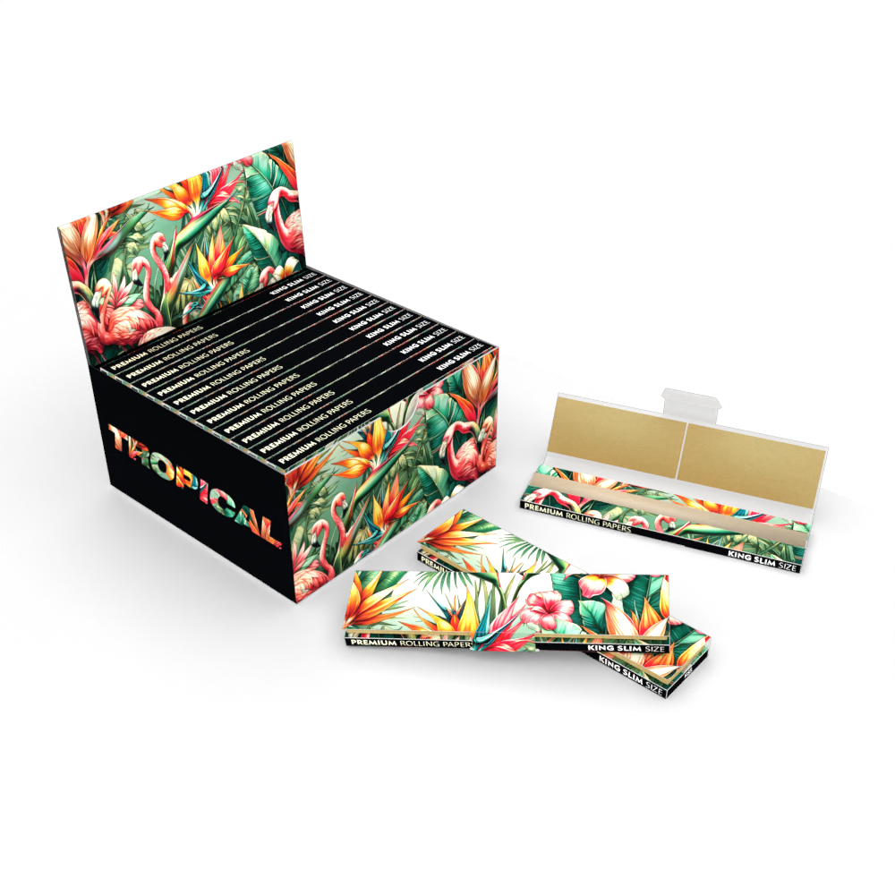 ROLLING PAPERS CRUTCHES - FLAMINGO HELICONIA