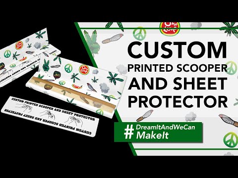 Custom Printed Scooper and Sheet Protector