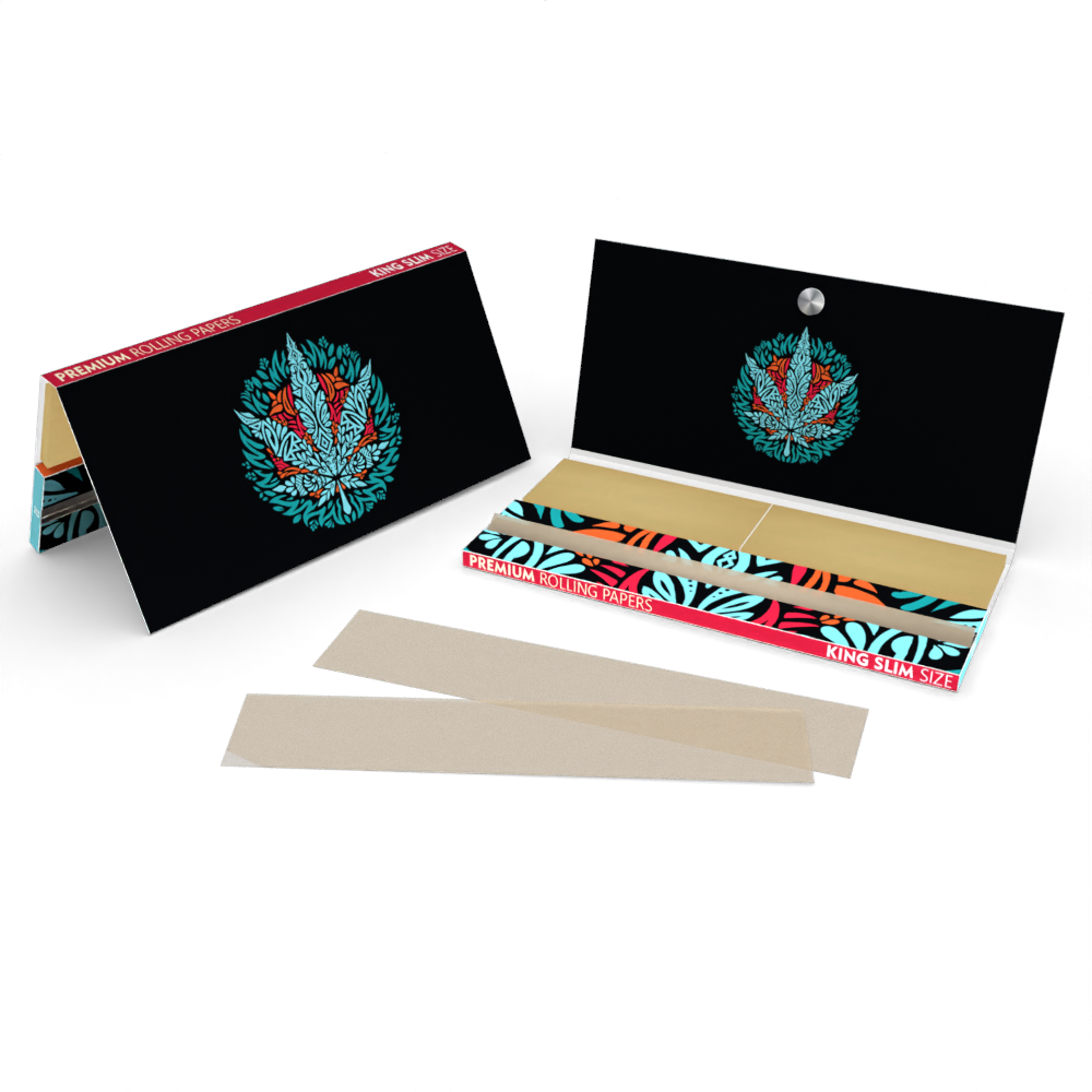 ROLLING PAPERS CRUTCHES BLUE LEAF ROLL YOUR OWN