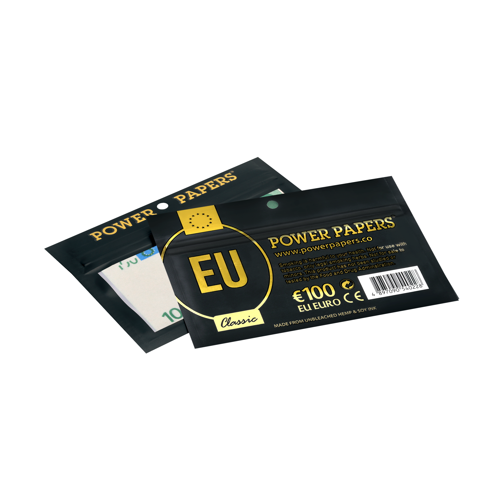 POWER PAPERS™ EUR€100 Rolling Paper