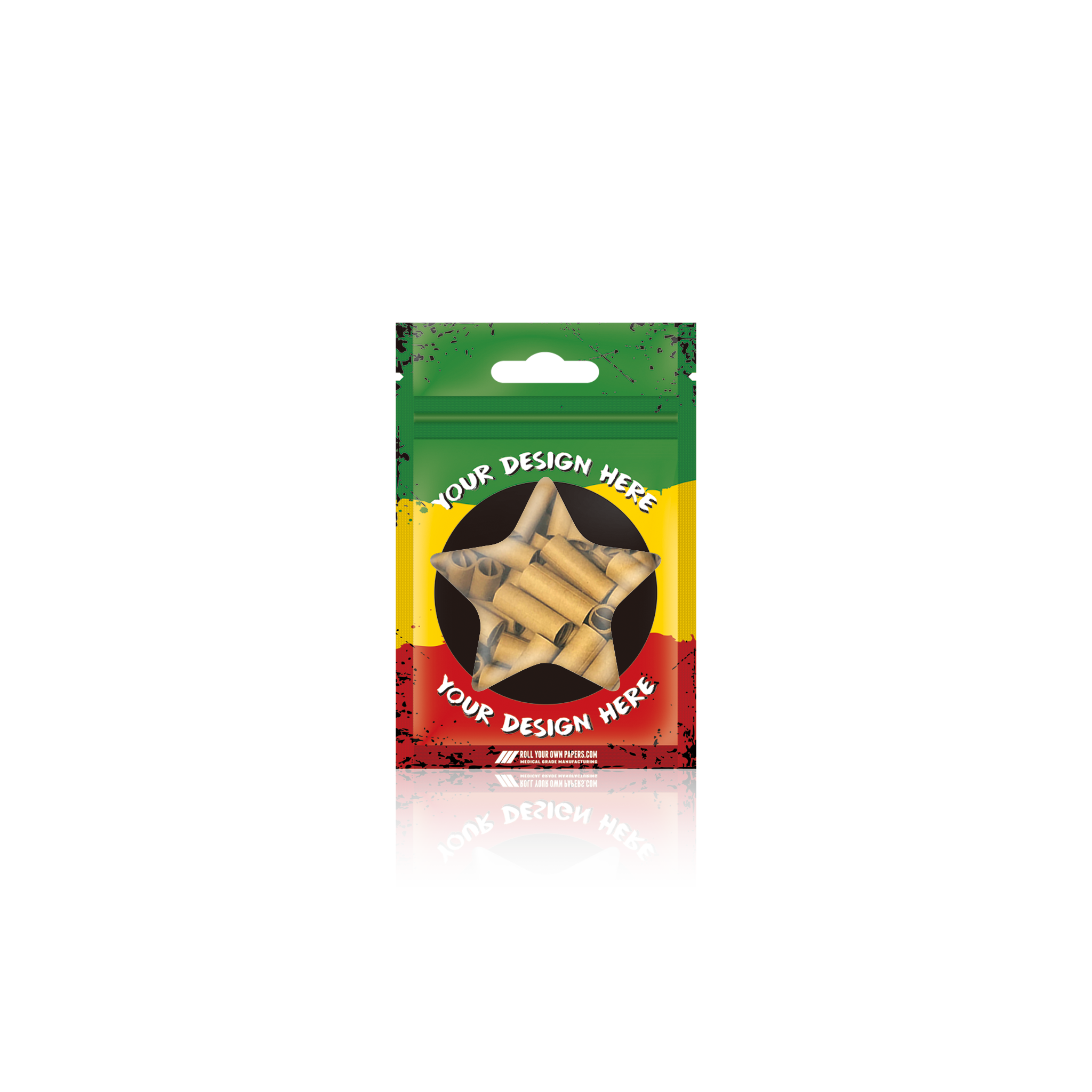 Pre Rolled Bullet Tips in Retail Packaging