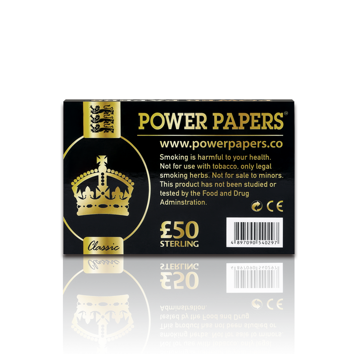 POWER PAPERS™ GBP£50 Rolling Paper