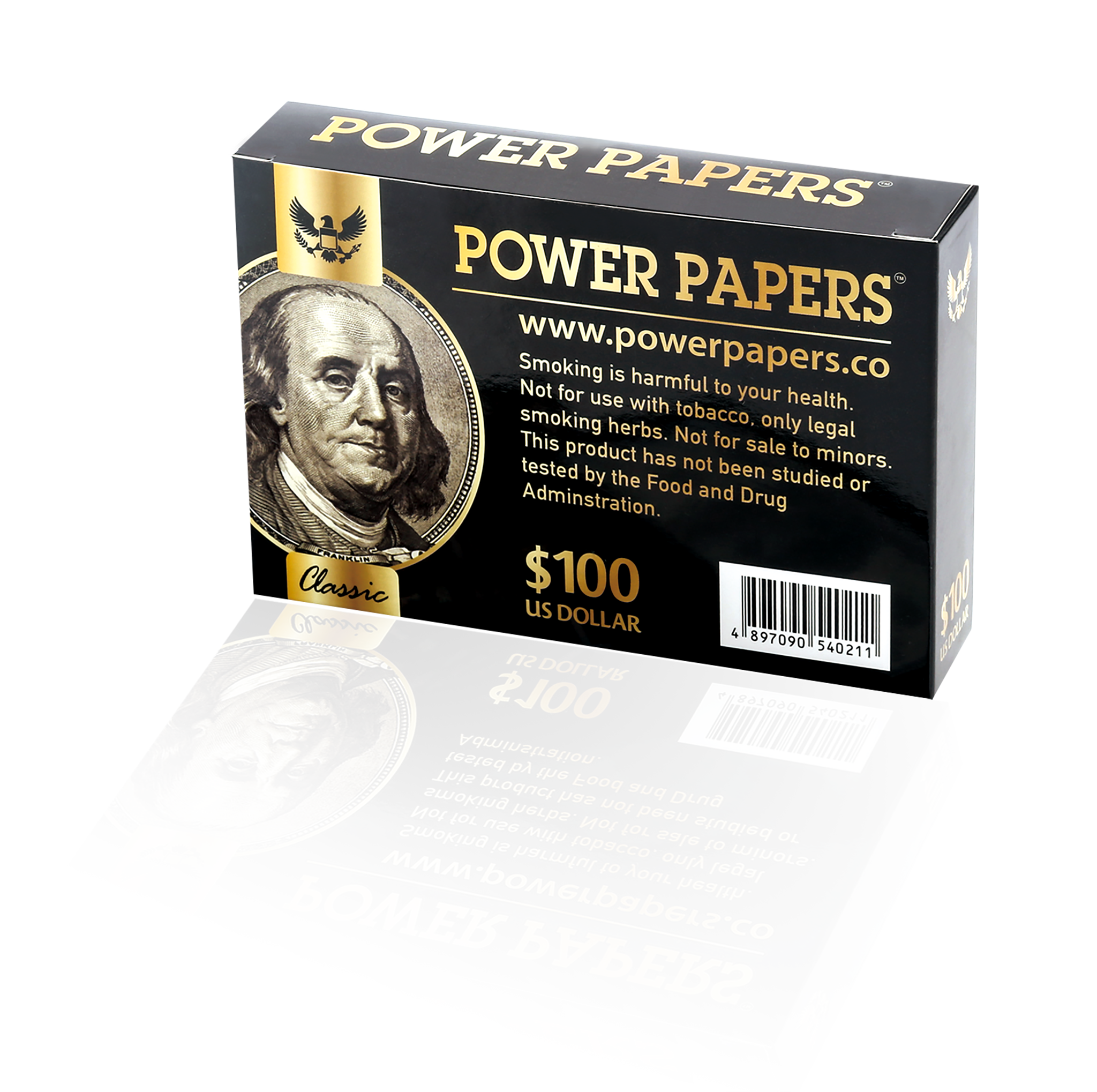 POWER PAPERS™ USD$100 Rolling Paper
