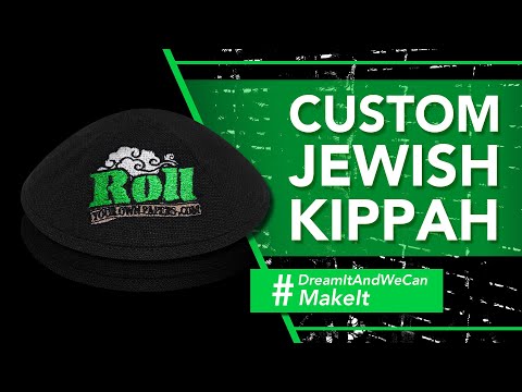 Custom HI 😮‍💨 Kippah - חופה!