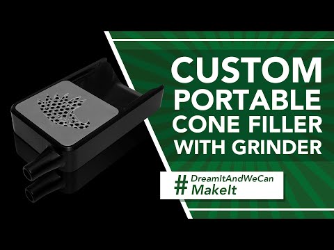 Custom Portable Cone Filler With Grinder ⚡️