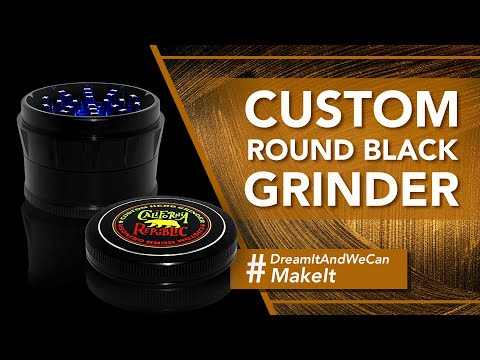 Custom Round Black Grinder (62MM*49MM)