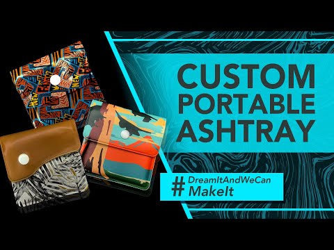 Custom Portable Ashtray Bag