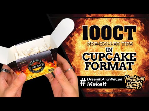 Pre Rolled Crutches in Cup Cake Format